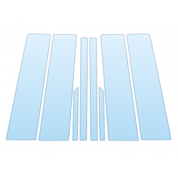 PAINT PROTECTION KIT - 2023 RIVIAN R1S ADVENTURE B PILLARS - PRECUT PPF CLEAR BRA WRAP