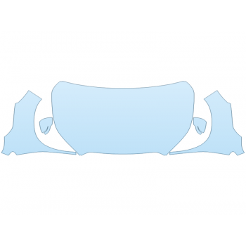 PAINT PROTECTION KIT - 2023 SUBARU ASCENT CONVENIENCE FULL HOOD FENDERS MIRRORS(WRAPPED EDGES) - PRECUT PPF CLEAR BRA WRAP