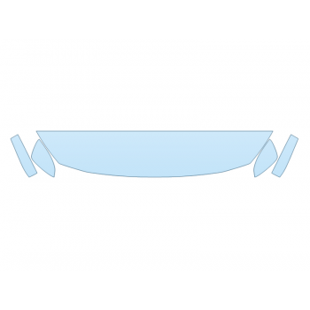PAINT PROTECTION KIT - 2023 SUBARU CROSSTREK CONVENIENCE HOOD FENDERS MIRRORS 12 INCH (WRAPPED EDGES) - PRECUT PPF CLEAR BRA WRAP