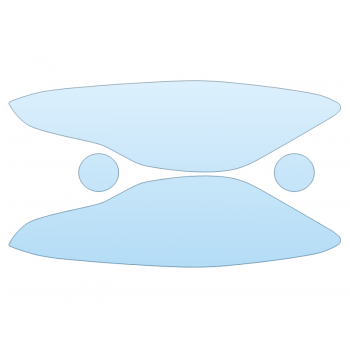 PAINT PROTECTION KIT - 2023 SUBARU CROSSTREK CONVENIENCE HEADLIGHTS FOGLIGHTS - PRECUT PPF CLEAR BRA WRAP