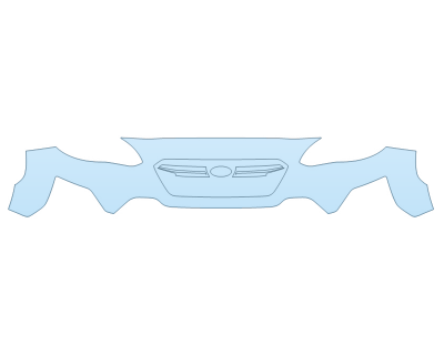PAINT PROTECTION KIT - 2023 SUBARU CROSSTREK OUTDOOR BUMPER - PRECUT PPF CLEAR BRA WRAP