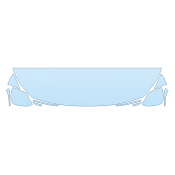 PAINT PROTECTION KIT - 2023 SUBARU OUTBACK OUTDOOR XT HOOD FENDERS MIRRORS 18 INCH (WRAPPED EDGES) - PRECUT PPF CLEAR BRA WRAP