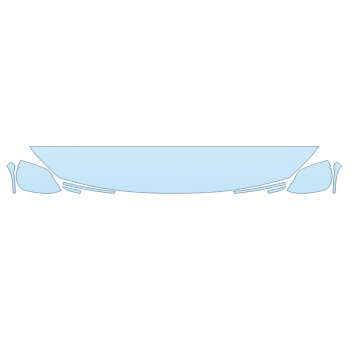 PAINT PROTECTION KIT - 2023 SUBARU OUTBACK PREMIER XT HOOD FENDERS MIRRORS 12 INCH (WRAPPED EDGES) - PRECUT PPF CLEAR BRA WRAP
