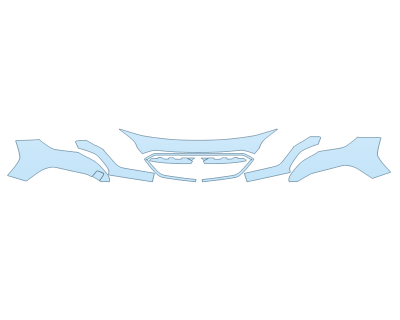 PAINT PROTECTION KIT - 2023 SUBARU WRX GT BUMPER (MULTI PIECE) - PRECUT PPF CLEAR BRA WRAP