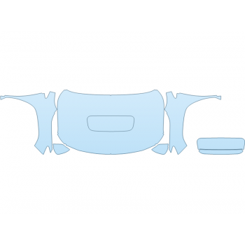 PAINT PROTECTION KIT - 2023 SUBARU WRX GT FULL HOOD FENDERS MIRRORS(WRAPPED EDGES) - PRECUT PPF CLEAR BRA WRAP