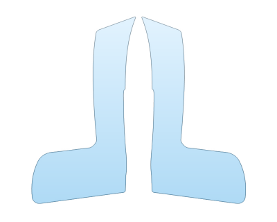 PAINT PROTECTION KIT - 2023 TOYOTA 4RUNNER VENTURE SPECIAL EDITION DOOR SPLASHES - PRECUT PPF CLEAR BRA WRAP