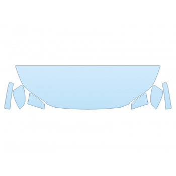 PAINT PROTECTION KIT - 2023 TOYOTA BZ4X LIMITED HOOD FENDERS MIRRORS 24 INCH - PRECUT PPF CLEAR BRA WRAP