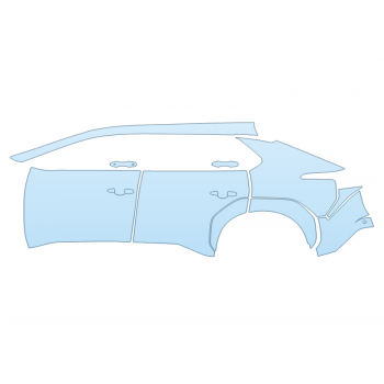 Precut PPF Kit – Clear Bra Paint Protection Film PAINT PROTECTION KIT - 2023 TOYOTA BZ4X XLE DRIVER SIDE - PRECUT PPF CLEAR BRA WRAP