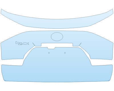 PAINT PROTECTION KIT - 2023 TOYOTA BZ4X XLE REAR HATCH - PRECUT PPF CLEAR BRA WRAP