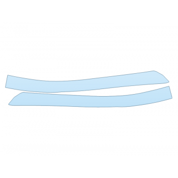 PAINT PROTECTION KIT - 2023 TOYOTA BZ4X XLE A PILLARS - PRECUT PPF CLEAR BRA WRAP