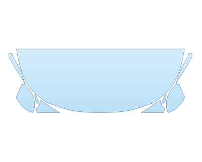 PAINT PROTECTION KIT - 2023 TOYOTA COROLLA HATCHBACK SE HOOD FENDERS MIRRORS 24 INCH (WRAPPED EDGES) - PRECUT PPF CLEAR BRA WRAP