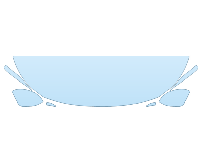 PAINT PROTECTION KIT - 2023 TOYOTA COROLLA HATCHBACK XSE HOOD FENDERS MIRRORS 18 INCH (WRAPPED EDGES) - PRECUT PPF CLEAR BRA WRAP