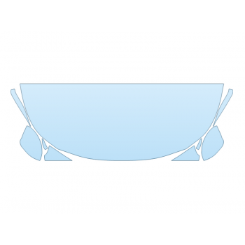 PAINT PROTECTION KIT - 2023 TOYOTA COROLLA HATCHBACK XSE HOOD FENDERS MIRRORS 24 INCH (WRAPPED EDGES) - PRECUT PPF CLEAR BRA WRAP