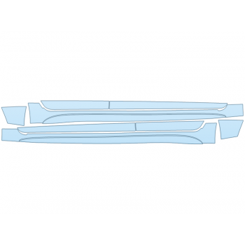 PAINT PROTECTION KIT - 2023 TOYOTA COROLLA HATCHBACK XSE ROCKERS - PRECUT PPF CLEAR BRA WRAP