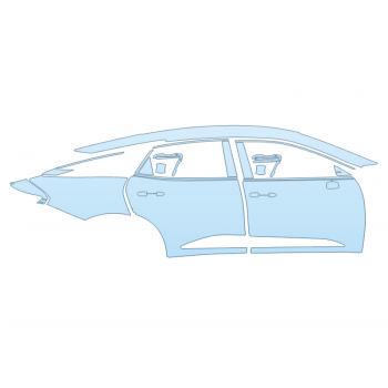 PAINT PROTECTION KIT - 2023 TOYOTA CROWN LIMITED PASSENGER SIDE - PRECUT PPF CLEAR BRA WRAP
