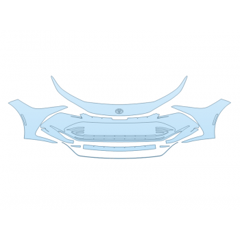 PAINT PROTECTION KIT - 2023 TOYOTA CROWN PLATINUM BUMPER - PRECUT PPF CLEAR BRA WRAP
