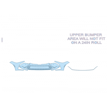 Precut PPF Kit – Clear Bra Paint Protection Film PAINT PROTECTION KIT - 2023 TOYOTA CROWN PLATINUM BUMPER (MULTI PIECE)WITH SENSORS - PRECUT PPF CLEAR BRA WRAP