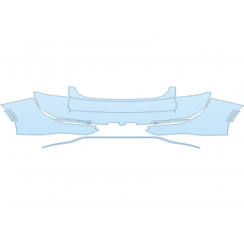 PAINT PROTECTION KIT - 2023 TOYOTA CROWN PLATINUM REAR BUMPER - PRECUT PPF CLEAR BRA WRAP