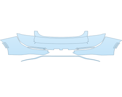 2023 TOYOTA CROWN PLATINUM REAR BUMPER