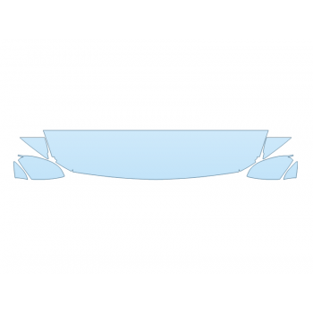 PAINT PROTECTION KIT - 2023 TOYOTA CROWN PLATINUM HOOD FENDERS MIRRORS 12 INCH (WRAPPED EDGES) - PRECUT PPF CLEAR BRA WRAP