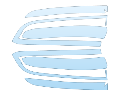 PAINT PROTECTION KIT - 2023 TOYOTA CROWN PLATINUM TAIL LIGHTS - PRECUT PPF CLEAR BRA WRAP