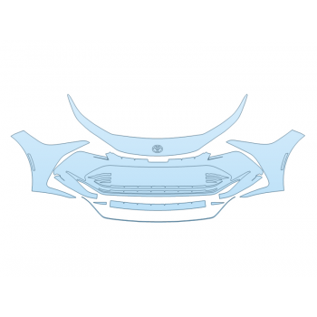 PAINT PROTECTION KIT - 2023 TOYOTA CROWN XLE BUMPER - PRECUT PPF CLEAR BRA WRAP