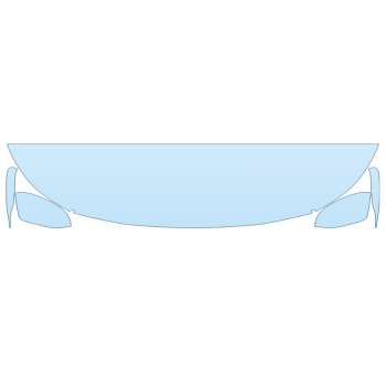 PAINT PROTECTION KIT - 2023 TOYOTA GR COROLLA CORE HOOD FENDERS MIRRORS 18 INCH (WRAPPED EDGES) - PRECUT PPF CLEAR BRA WRAP