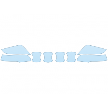 PAINT PROTECTION KIT - 2023 TOYOTA GRAND HIGHLANDER HYBRID LIMITED MIRRORS DOOR CUPS - PRECUT PPF CLEAR BRA WRAP