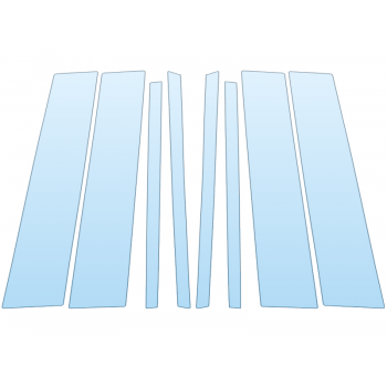 PAINT PROTECTION KIT - 2023 TOYOTA GRAND HIGHLANDER HYBRID LIMITED B PILLARS - PRECUT PPF CLEAR BRA WRAP