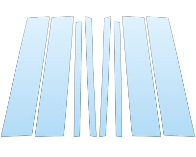 PAINT PROTECTION KIT - 2023 TOYOTA GRAND HIGHLANDER HYBRID LIMITED B PILLARS - PRECUT PPF CLEAR BRA WRAP