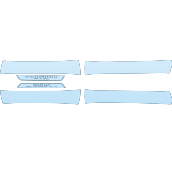 PAINT PROTECTION KIT - 2023 TOYOTA GRAND HIGHLANDER HYBRID LIMITED DOOR SILLS - PRECUT PPF CLEAR BRA WRAP