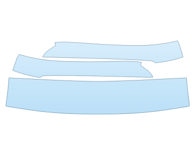 PAINT PROTECTION KIT - 2023 TOYOTA GRAND HIGHLANDER HYBRID LIMITED ROOF PILLARS - PRECUT PPF CLEAR BRA WRAP