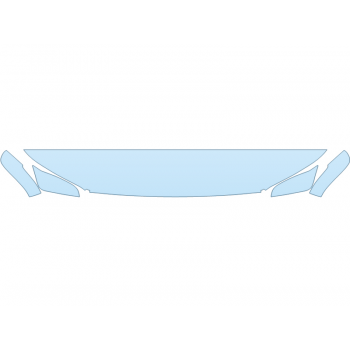 PAINT PROTECTION KIT - 2023 TOYOTA GRAND HIGHLANDER HYBRID MAX LIMITED HOOD FENDERS MIRRORS 12 INCH (WRAPPED EDGES) - PRECUT PPF CLEAR BRA WRAP