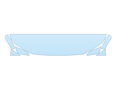 PAINT PROTECTION KIT - 2023 TOYOTA GRAND HIGHLANDER HYBRID MAX LIMITED HOOD FENDERS MIRRORS 18 INCH (WRAPPED EDGES) - PRECUT PPF CLEAR BRA WRAP