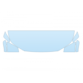 PAINT PROTECTION KIT - 2023 TOYOTA GRAND HIGHLANDER HYBRID MAX LIMITED HOOD FENDERS MIRRORS 24 INCH (WRAPPED EDGES) - PRECUT PPF CLEAR BRA WRAP