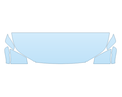 PAINT PROTECTION KIT - 2023 TOYOTA GRAND HIGHLANDER HYBRID MAX LIMITED HOOD FENDERS MIRRORS 24 INCH (WRAPPED EDGES) - PRECUT PPF CLEAR BRA WRAP