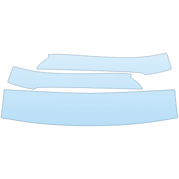 PAINT PROTECTION KIT - 2023 TOYOTA GRAND HIGHLANDER HYBRID MAX LIMITED ROOF PILLARS - PRECUT PPF CLEAR BRA WRAP