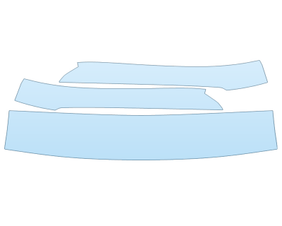 PAINT PROTECTION KIT - 2023 TOYOTA GRAND HIGHLANDER HYBRID MAX PLATINUM ROOF PILLARS - PRECUT PPF CLEAR BRA WRAP