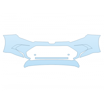 PAINT PROTECTION KIT - 2023 TOYOTA GRAND HIGHLANDER HYBRID XLE BUMPER - PRECUT PPF CLEAR BRA WRAP