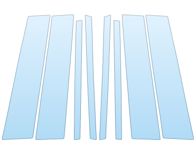 PAINT PROTECTION KIT - 2023 TOYOTA GRAND HIGHLANDER HYBRID XLE B PILLARS - PRECUT PPF CLEAR BRA WRAP