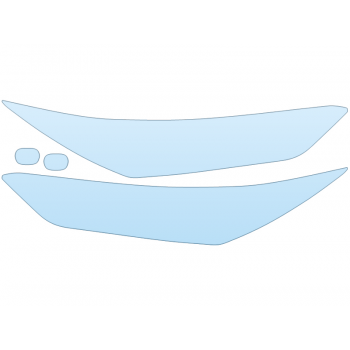 PAINT PROTECTION KIT - 2023 TOYOTA GRAND HIGHLANDER LIMTED HEADLIGHTS FOGLIGHTS - PRECUT PPF CLEAR BRA WRAP