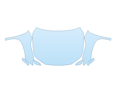 PAINT PROTECTION KIT - 2023 TOYOTA GRAND HIGHLANDER XLE FULL HOOD FENDERS MIRRORS(WRAPPED EDGES) - PRECUT PPF CLEAR BRA WRAP