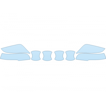 PAINT PROTECTION KIT - 2023 TOYOTA GRAND HIGHLANDER XLE MIRRORS DOOR CUPS - PRECUT PPF CLEAR BRA WRAP