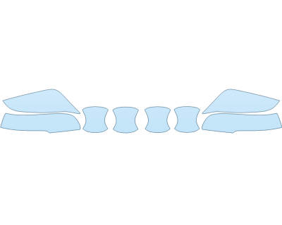 PAINT PROTECTION KIT - 2023 TOYOTA GRAND HIGHLANDER XLE MIRRORS DOOR CUPS - PRECUT PPF CLEAR BRA WRAP