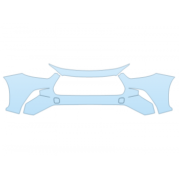 PAINT PROTECTION KIT - 2023 TOYOTA HIGHLANDER BRONZE EDITION BUMPER - PRECUT PPF CLEAR BRA WRAP