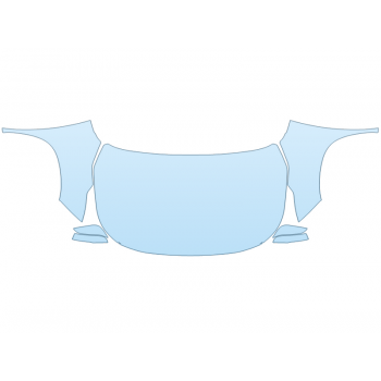 PAINT PROTECTION KIT - 2023 TOYOTA HIGHLANDER BRONZE EDITION FULL HOOD FENDERS MIRRORS(WRAPPED EDGES) - PRECUT PPF CLEAR BRA WRAP