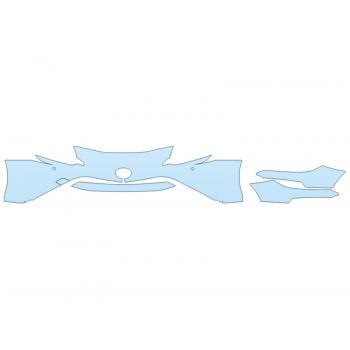 PAINT PROTECTION KIT - 2023 TOYOTA MIRAI LIMITED BUMPER (MULTI PIECE)WITH SENSORS - PRECUT PPF CLEAR BRA WRAP