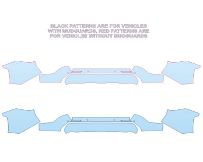 Precut PPF Kit – Clear Bra Paint Protection Film PAINT PROTECTION KIT - 2023 TOYOTA RAV4 WOODLAND EDITION REAR BUMPER WITH SENSORS - PRECUT PPF CLEAR BRA WRAP