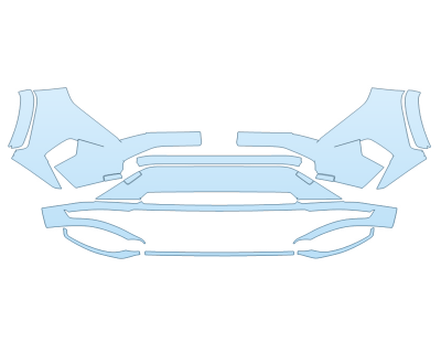 Precut PPF Kit – Clear Bra Paint Protection Film PAINT PROTECTION KIT - 2023 TOYOTA RAV4 PRIME XSE BUMPER - PRECUT PPF CLEAR BRA WRAP