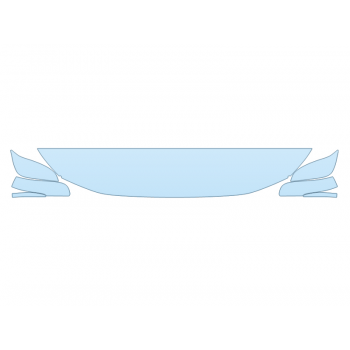 PAINT PROTECTION KIT - 2023 TOYOTA RAV4 PRIME XSE HM 12 INCH (WRAPPED EDGES) - PRECUT PPF CLEAR BRA WRAP